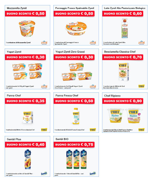 Buoni sconto Parmalat Dicembre