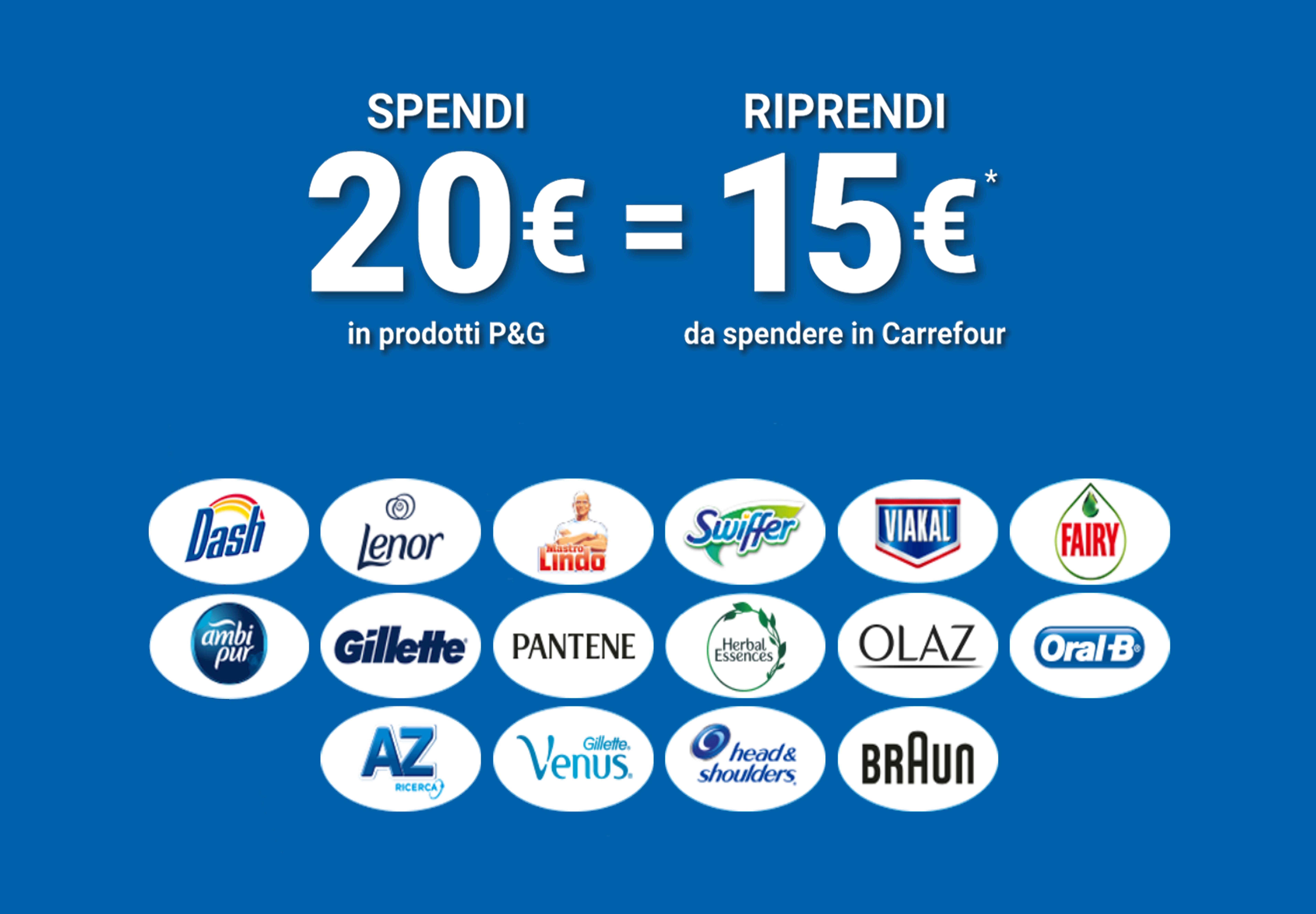 p&g carrefour vinci un buono spesa 2018