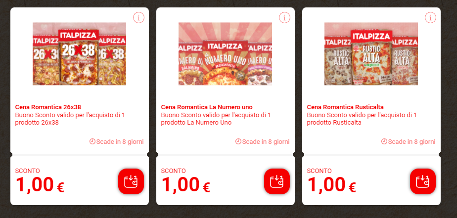 buoni sconto Italpizza